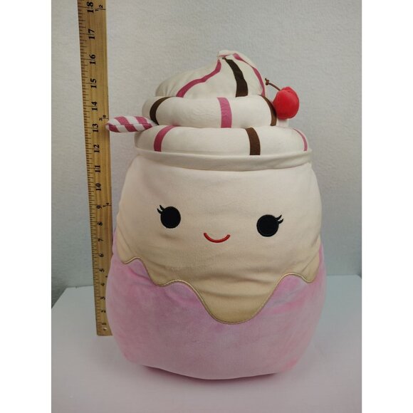 Elisabetha the Sundae Cherry Float Squishmallow 16" - Picture 2 of 6